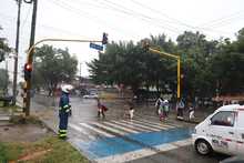 En servicio sem&aacute;foros de la calle 70 con carrera 1D, norte de Cali