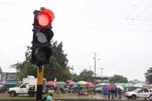 En servicio sem&aacute;foros de la calle 70 con carrera 1D, norte de Cali