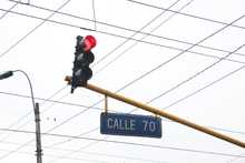 En servicio sem&aacute;foros de la calle 70 con carrera 1D, norte de Cali