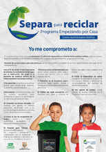 Reduce los impactos ambientales: &iexcl;Separa para reciclar!  