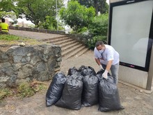 San Antonio limpio y bonito, gracias a una jornada de embellecimiento