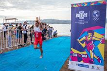 J&oacute;venes triatletas del continente tuvieron su primera prueba de cara a los Panamericanos Junior