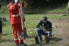 Siguen jornadas de enlucimiento en la avenida Circunvalar