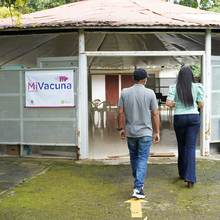 Habilitan nuevo punto de vacunaci&oacute;n covid en el Hospital Geri&aacute;trico San Miguel