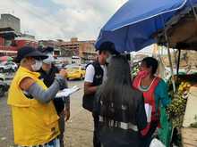 Jornada de caracterizaci&oacute;n para los vendedores informales del &aacute;rea de renovaci&oacute;n urbana.  