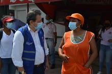 Gobierno del alcalde Jorge Iv&aacute;n Ospina, comprometido para trabajar y garantizar espacios arm&oacute;nicos para las plazas de mercado.  