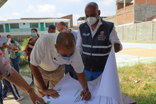 Firmado compromiso para culminaci&oacute;n de las obras de la sede educativa Rep&uacute;blica del Per&uacute; 
