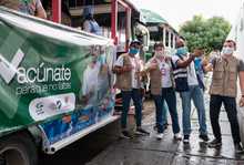 Con la &lsquo;Chiva vacunadora&rsquo;, 500 personas apostaron por la vida y en contra de la covid-19 