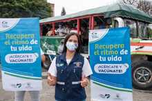 Con la &lsquo;Chiva vacunadora&rsquo;, 500 personas apostaron por la vida y en contra de la covid-19 