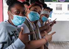 Con la &lsquo;Chiva vacunadora&rsquo;, 500 personas apostaron por la vida y en contra de la covid-19 