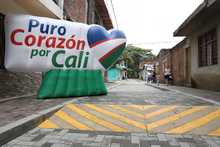 Alcald&iacute;a de Cali entreg&oacute; v&iacute;as adoquinadas en el oriente de Cali