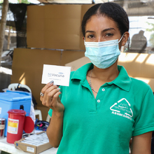 Mediante alianza p&uacute;blico-privada, se vacunaron recicladores de oficio en Cali