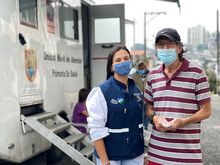 Las vacunas tambi&eacute;n caminaron por San Antonio