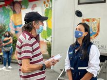 Las vacunas tambi&eacute;n caminaron por San Antonio