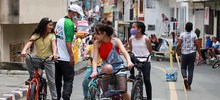 La Ciclovida lleg&oacute; a Terr&oacute;n Colorado con un kil&oacute;metro de actividad f&iacute;sica y deporte