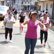 La Ciclovida lleg&oacute; a Terr&oacute;n Colorado con un kil&oacute;metro de actividad f&iacute;sica y deporte