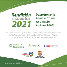 Segunda rendici&oacute;n de cuentas de la Gesti&oacute;n Jur&iacute;dica y la defensa de lo p&uacute;blico