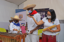 Encuentro de Experiencias Significativas al ritmo de sonidos t&iacute;picos de nuestro pa&iacute;s 