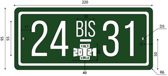 Placas de nomenclatura en homenaje a los I Juegos Panamericanos Junior Cali-Valle 2021