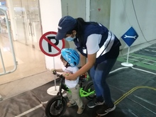 M&aacute;s de 300 ni&ntilde;os participaron en el parque m&oacute;vil de la Secretar&iacute;a de Movilidad