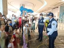 M&aacute;s de 300 ni&ntilde;os participaron en el parque m&oacute;vil de la Secretar&iacute;a de Movilidad