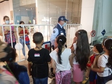 M&aacute;s de 300 ni&ntilde;os participaron en el parque m&oacute;vil de la Secretar&iacute;a de Movilidad