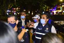 Con robustos dispositivos de seguridad contin&uacute;an controles durante celebraci&oacute;n de Halloween