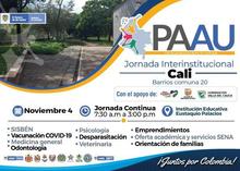 Feria de servicios de Alcald&iacute;a de Cali en la comuna 20