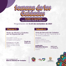 S&uacute;mate a la semana por la protecci&oacute;n de las Mujeres Cuidadoras