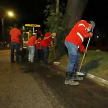 Las Obras de Coraz&oacute;n llegaron en jornada nocturna al barrio La Campi&ntilde;a