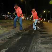 Las Obras de Coraz&oacute;n llegaron en jornada nocturna al barrio La Campi&ntilde;a