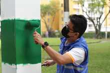 Datic dej&oacute; limpio y bonito el Parque Colseguros Andes