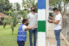 Datic dej&oacute; limpio y bonito el Parque Colseguros Andes