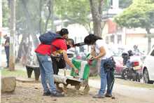 Datic dej&oacute; limpio y bonito el Parque Colseguros Andes