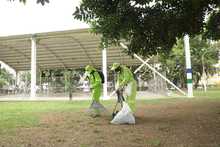 Datic dej&oacute; limpio y bonito el Parque Colseguros Andes