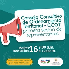 Conformado el Consejo Consultivo de Ordenamiento Territorial: Planeaci&oacute;n Municipal