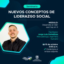 Seminario "Desarrollando el l&iacute;der que hay en ti"