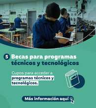 Programas t&eacute;cnicos y tecnol&oacute;gicos - versi&oacute;n m&oacute;vil Todas y todos a estudiar
