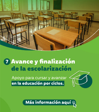Finalizaci&oacute;n de la escolarizaci&oacute;n - versi&oacute;n m&oacute;vil Todas y todos a estudiar
