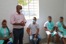 J&oacute;venes del Sistema de Responsabilidad Penal lucieron su talento musical 