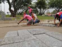 Contin&uacute;an labores de embellecimiento de cara a los Panamericanos Junior 2021