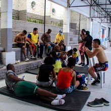 Un entreno de peso para los primeros Juegos Panamericanos Junior