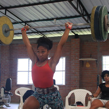 Un entreno de peso para los primeros Juegos Panamericanos Junior