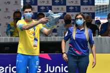 Con orgullo y su palabra, voluntarios de los I Juegos Panamericanos Junior Cali-Valle 2021 hicieron juramento