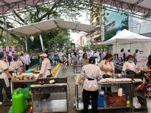 Se descubri&oacute; el &lsquo;Aut&eacute;ntico Sabor Cale&ntilde;o&rsquo; con cocina en el Bulevar del R&iacute;o