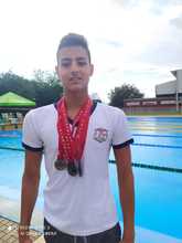 Estudiante de Cali, gran figura en torneos de nataci&oacute;n