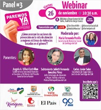 &iexcl;Cali se pinta violeta!