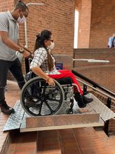 Por primera vez se instalan en un espacio cultural rampas de acceso para personas con movilidad reducida