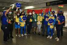 Bolivianos ya est&aacute;n en Cali para competir en los I Juegos Panamericanos Junior