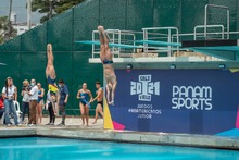 Trampolines de clavados de las piscinas Hernando Botero O&rsquo;byrne se estrenaron en los  Panamericanos Junior 